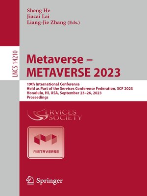 cover image of Metaverse – METAVERSE 2023